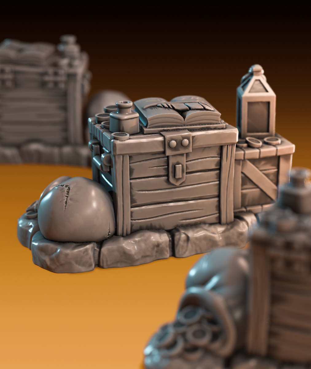 Inferno barricade MimicBox 3d model Inferno barricade